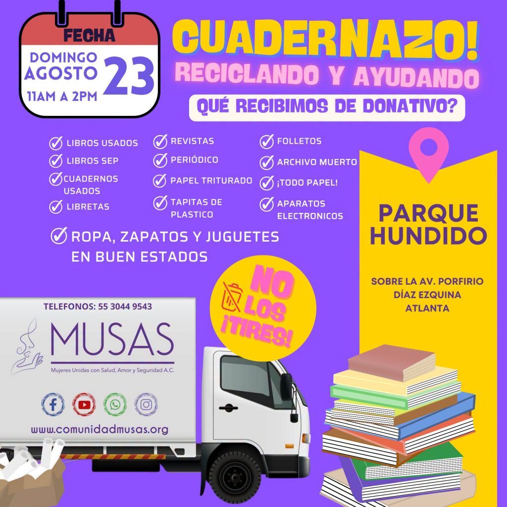 Cuadernazo Reciclando y Ayudando